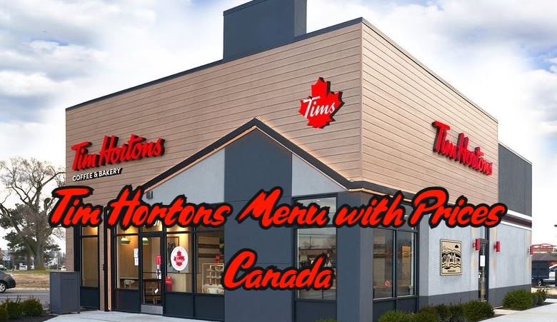 Tim Hortons Menu with Prices Canada