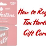 How to Register Tim Hortons Gift Card